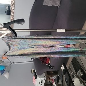 Long High-waisted AB Shimmer Pants